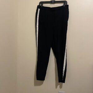 L.O.G.G. by H&M Black Tuxedo Stripe Pants – Size 12